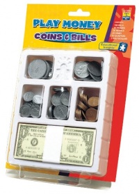 Play Money: Coins and Bills Tray