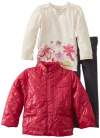 Calvin Klein Girls 2-6x Jacket With Pant and Tee