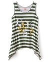 GUESS Kids Girls' Stripe & Sequin Swing Top - Sizes S-XL