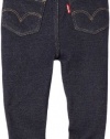 Levi's Baby-girls Infant 9527 Essential Knit Legging, Indigo, 24 Months