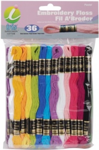 Cotton Embroidery Floss - Pastel/36 Skeins