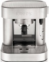 KRUPS XP601050 Manual Pump Espresso Machine with Thermoblock system, Stainless Steam and Die Cast