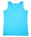 LAT Sportswear Women's Stylish Jersey Tank Top, Aqua, X-Large