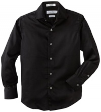 Calvin Klein Boy's 8-20 Sateen Hanging Dress Shirt