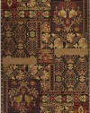 Area Rug 2x3 Rectangle Transitional Burgundy-Tan Color - Surya Basilica Rug from RugPal