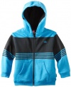 Quiksilver Boys 2-7 Deny Yah Hoodie, Cyan Blue, X-Large