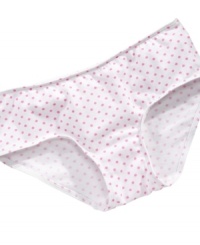 Start her day off on-point with these cute polka dot hipster briefs from So Jenni.