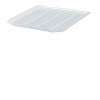 Rubbermaid 1180ARCLR Antimicrobial Small Drain Board, Clear