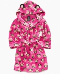 Cute and cozy – the monkey ears on this robe from Paul Frank give her a silly sweet look she'll love.