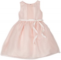 Us Angels Girls 2-6x Toddlers Organza Dress With Pleated Bodice, Blushpink, 2T