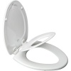 Mayfair 183EC 000 NextStep Child/Adult Built-in Potty Seat with Lift-Off Hinges, Elongated, White