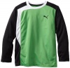 Puma - Kids Boys 2-7 Lit Team Tee, Green, 7