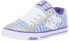 DC Kids Chelsea Charm TX Skate Shoe (Little Kid/Big Kid),Metallic Silver/Purple,3 M US Little Kid