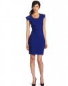 Robert Rodriguez Women's Seamed Bodycon Dress, Electric, 0