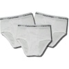 Calvin Klein Boys 8-20 White Briefs,White,L(12/14)