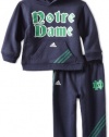 NCAA Notre Dame Fighting Irish Toddler Hooded Fleece and  Pant Set (Blue, 4T)