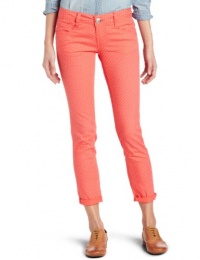 Jolt Juniors Skinny Denim Pant, Coral, 7