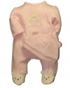 Little Me Bear Layette Pink, 3 Months