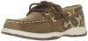 Sperry Top-Sider Intrepid Oxford (Toddler/Little Kid/Big Kid),Chocolate/Leopard,11 M US Little Kid