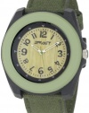 Sprout Unisex ST2001DGBKDG Eco-Friendly Corn Resin Green Organic Cotton Strap Watch