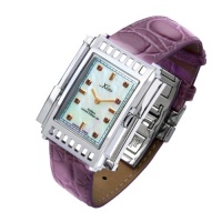 Xezo Womens Architect Swiss Made Limited Edition Tank Watch. Curved Sapphire Crystal Glass. 50 meters WR. Natural Mother of Pearl. Surgical Grade Stainless Steel Case. Art-Deco Vintage Style. For a Limited Time only