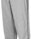 Rawlings Youth Relaxed Fit YBP350MRP Piped Baseball Pant, Blue Grey with Black Piping, Youth XX-Large