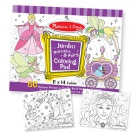 Melissa & Doug Princess & Fairy Jumbo Coloring Pad