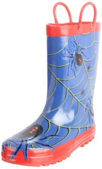 Western Chief Spider Rain Boot (Toddler/Little Kid/Big Kid),Blue,11 M US Little Kid