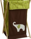 Carter's Green Elephant Hamper, Green/Choc, 17  X 16 X 27