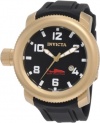 Invicta Men's 1545 Sea Hunter Black Dial Rubber Watch