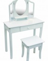 Guidecraft Classic White Vanity and Stool