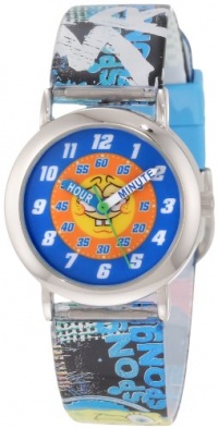 Nickelodeon Sponge Bob Kids' SBPKQ743 Time Teacher Watch