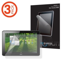 3-Pack MiniSuit Anti-Glare Screen Protector for Acer Iconia A510, A700 10.1 Inch Touchscreen Tablet