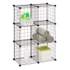 Black Modular Mesh Storage Cube Set