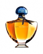 Shalimar was inspired by the legendary love story between Indian EmperorShah Jahan and his cherished wife, Mumtaz. Their love flourished in themagnificent Gardens of Shalimar, meaning Temple of Love. Touched by theirbeautiful love story, Jacques Guerlain created Shalimar, a scent to lastthrough the ages.Night blooming flowers, vanilla and mysterious musks are perfectly balancedto create one of the world's most famous sensual perfumes.Today, English artist Jade Jagger has reinterpreted the celebrated ShalimarEau de Parfum bottle. The icon of a new rock ‘n' roll royalty and aninveterate globetrotter, Jade Jagger personifies modern glamour. Her linesare fiercely sober, contemporary and devoid of unnecessary detail, whichemphasizes the essential and exceptional.