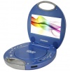 Sylvania SDVD7046-Blue 7-Inch Portable DVD Player with Integrated Handle, Blue