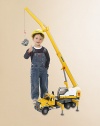 Incredibly realistic 1:16 scale model provides hours of imaginative play, with opening doors, lift-up hood displaying engine block, folding side mirror, telescoping/pivoting crane and hand-cranked winch.Plastic About 26L X 7¼W X 10½H plus crane Recommended for ages 3 and up Made in Germany