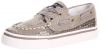 Sperry Top-Sider Girls Bahama (CG) Boat Shoe (Toddler/Little Kid),Pewter,9 M US Toddler