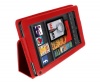 Elsse (TM) Premium Folio Case for Kindle Fire Cover - Red