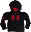 Under Armour Boys Hoodie with Contrast Logo Graphic (2T-7) Black, 4