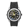 Bulova Men's 65B116 Black Rubber Black Dial Yachting Watch