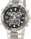 U.S. Polo Assn. Men's US8208EXL Analog-Digital Dial Extra Long Silver-Tone and Gun Metal Watch