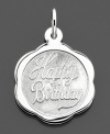 Make it a birthday to remember with this beautiful charm crafted in sterling silver. By Rembrandt Charms. Approximate drop: 1 inch.