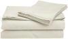 Vera Wang Love Knots Platinum Grosgrain Flat Sheet, Queen