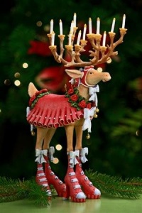 7 Patience Brewster Krinkles Dashaway Donner Reindeer Christmas Ornament