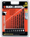 Black & Decker 15557 10-Piece Drill Bit Set