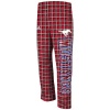 NCAA adidas SMU Mustangs Big Block Flannel Pants - Crimson