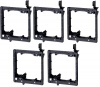 Arlington LV2-5 Low Voltage Mounting Bracket, 2-Gang, 5-Pack