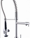 Kraus KPF-1602-KSD-30CH Single Lever Pull Out Kitchen Faucet and Soap Dispenser, Chrome