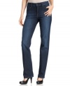 These Not Your Daughter's Jeans feature the same slimming technology you love, with an updated straight-leg silhouette!